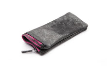 Load image into Gallery viewer, SM16 X Asher G. - “PunKouture” Softcase Leather Pouch - Acid Black
