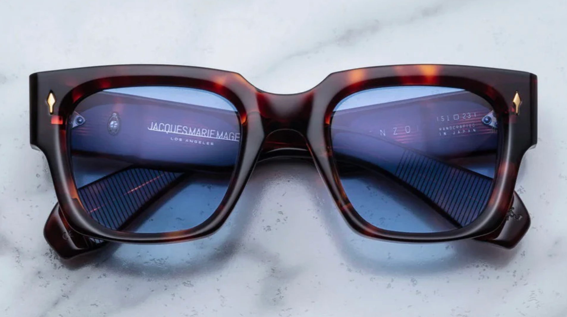 Lunettes De Soleil JACQUES MARIE MAGE ENZO - Taille 51-23-146 - Neuf Avec Étiquettes - Multicolore