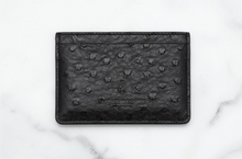 Load image into Gallery viewer, Jacques Marie Mage - Theodore Card Holder - Black Ostrich
