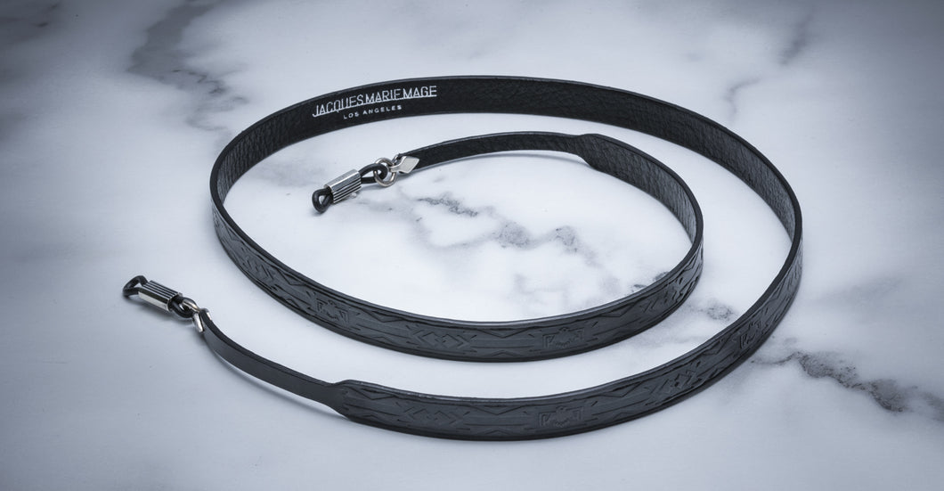 Jacques Marie Mage - Tooled Strap - Black