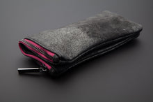 Load image into Gallery viewer, SM16 X Asher G. - “PunKouture” Softcase Leather Pouch - Acid Black
