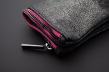Load image into Gallery viewer, SM16 X Asher G. - “PunKouture” Softcase Leather Pouch - Acid Black
