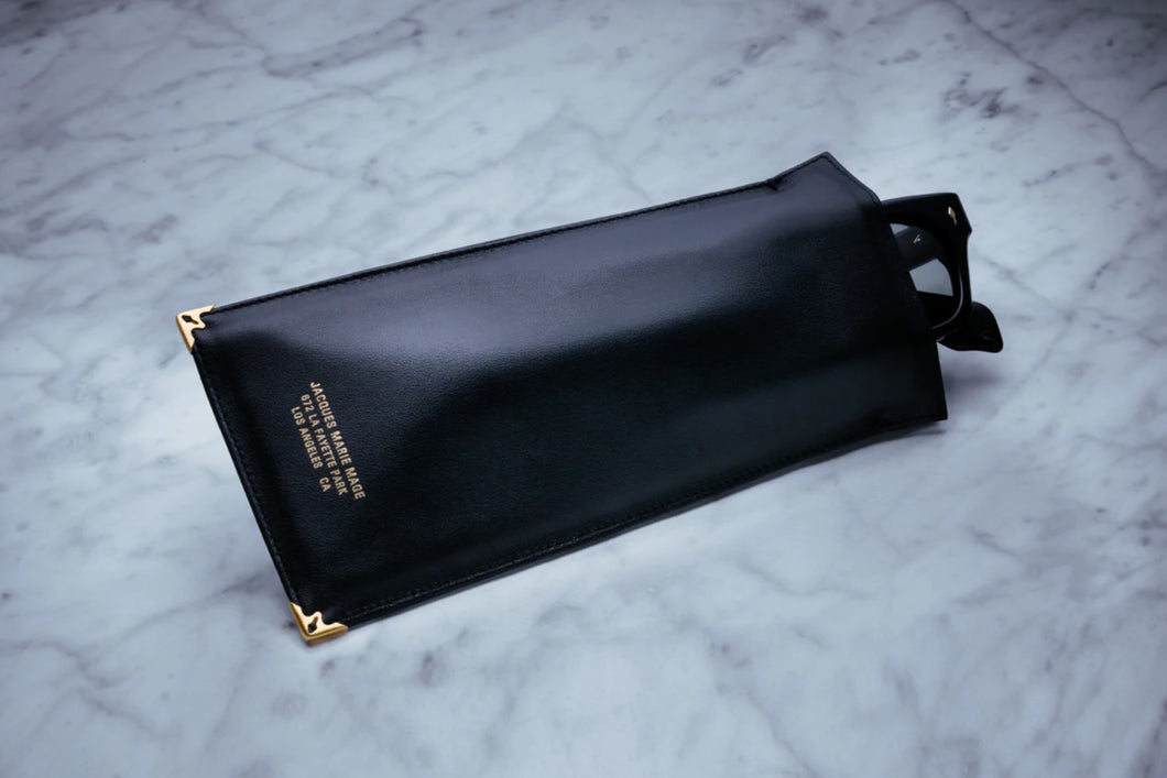 Jacques Marie Mage - Softcase Leather Pouch - Black Leather