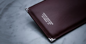 Jacques Marie Mage - Softcase Leather Pouch - Burgundy Leather
